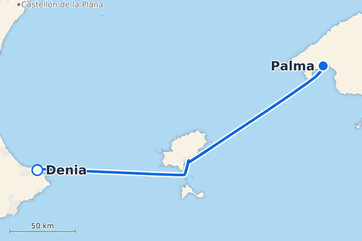 Dénia - Palma