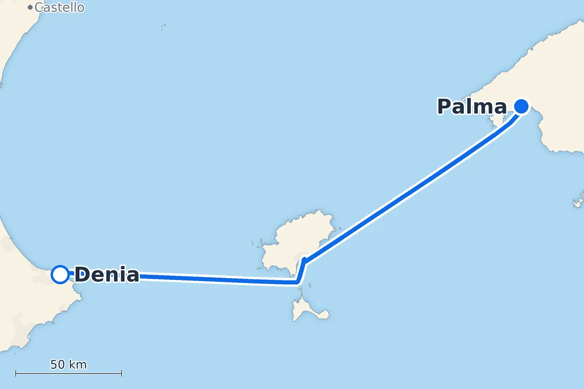 Dénia - Palma